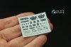 Quinta Studio QD72179 Bf 110C/D/E 3D-Printed & coloured Interior on decal paper (Eduard) 1/72
